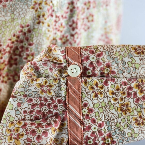 Van Heusen Button Down Top Pink Floral Siz… - Picture 2 of 5